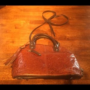 Leather handbag